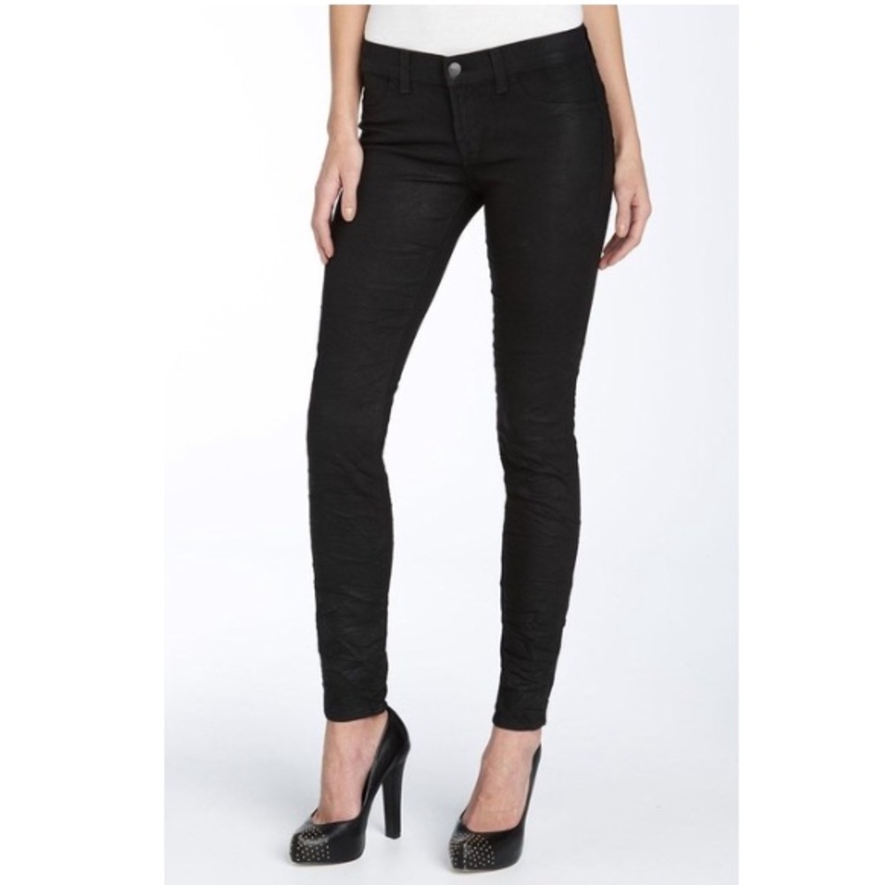 J Brand Crinkle Coated Jeans 24